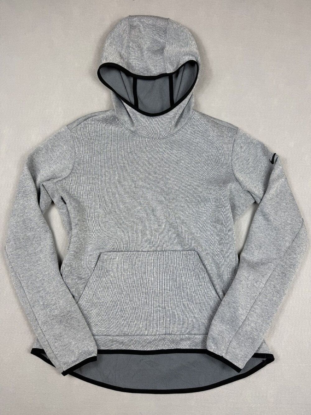 Nike Dri-FIT Run Pullover Hoodie Women's Medium Gray Thumb Hole Running